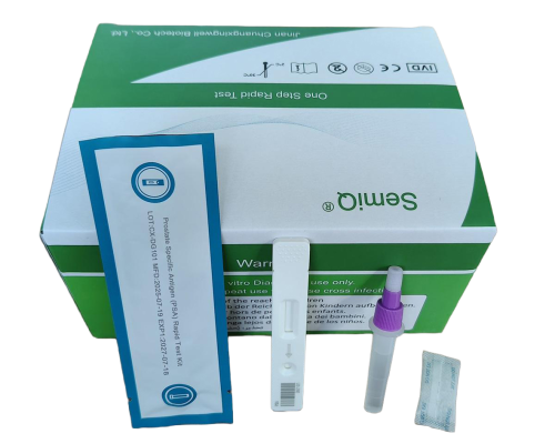 PSA Rapid Antigen Test Kit Manual Dry Fluorescence Immunoassay for Prostate Carcinoma Clinical Diagnostic
