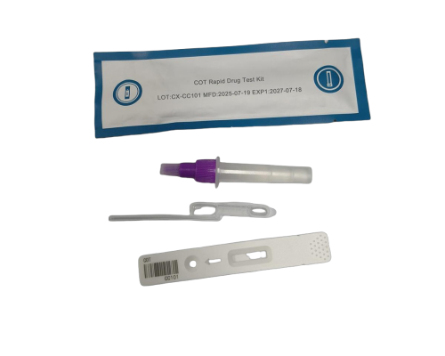 Fluorescence Immunoassay Cotinine COT Rapid Test Cassette Blood Testing Equipment for Urine Serum Sample