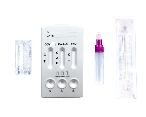 COVID-19/Flu A+B/RSV Antigen Combo Rapid Test Kit