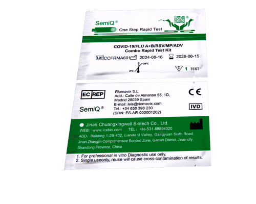 COVID-19/Flu A+B/RSV/MP/ADV Antigen Combo Rapid Test Kit